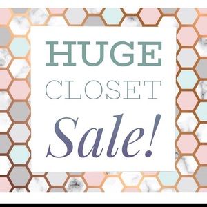 Closet sale!